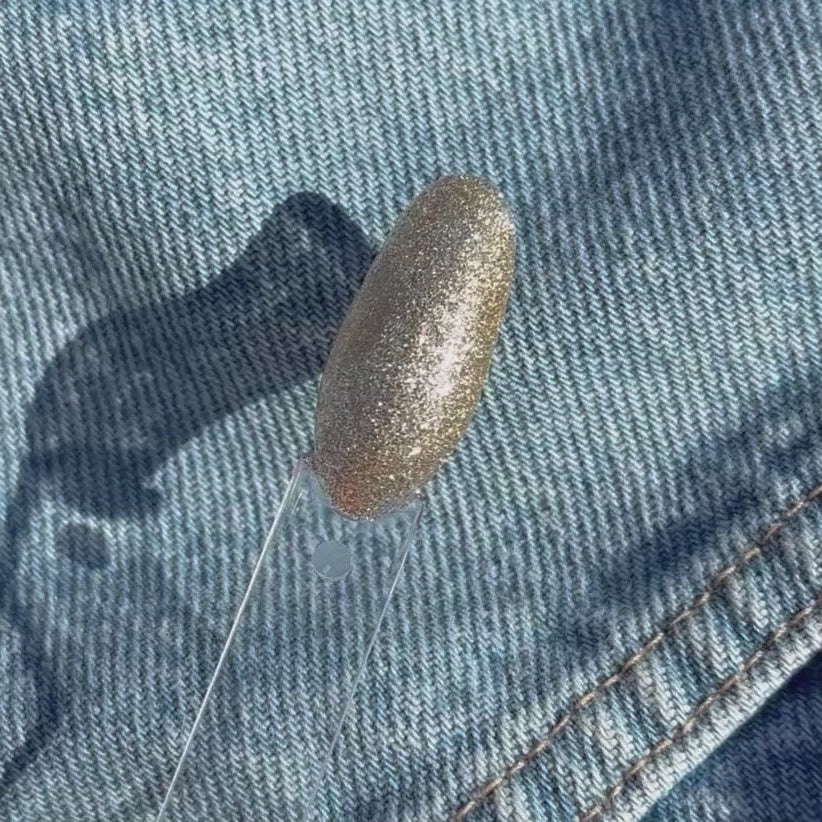 Indlæs video: Gel Neglelak – 24K Sparkle